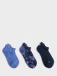 Sweaty Betty Workout Trainer Socks, Pack of 3, Blue