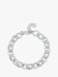 Jools by Jenny Brown Cubic Zirconia Twist Link Bracelet, Silver