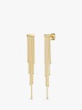 Jools by Jenny Brown Beaded Tassel Drop Earrings, Gold