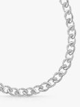 Jools by Jenny Brown Cubic Zirconia Link Chain Necklace, Silver