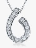 Jools by Jenny Brown Twisted Curl Pendant Necklace, Silver