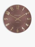 Thomas Kent Mulberry Wall Clock, 50cm, Auburn