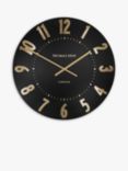 Thomas Kent Mulberry Wall Clock, 50cm, Noir