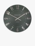 Thomas Kent Mulberry Wall Clock, 50cm, Olive