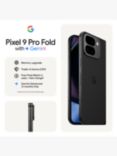 Google Pixel 9 Pro Fold Foldable Smartphone, Android, 6.29”, 5G, SIM Free, 512GB