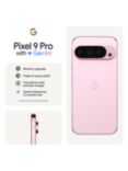 Google Pixel 9 Pro Smartphone, Android, 6.3”, 5G, SIM Free, 128GB, Light Pink