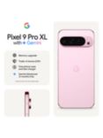 Google Pixel 9 Pro XL Smartphone, Android, 6.75”, 5G, SIM Free, 256GB, Light Pink