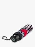 Fulton Minilite No.2 Love Hearts Spot Print Folding Umbrella, Multi