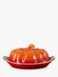 Le Creuset Stoneware Pumpkin Butter Dish, Volcanic