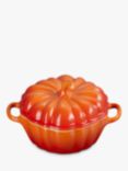 Le Creuset Stoneware Small Pumpkin Casserole, 350ml, Volcanic