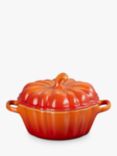 Le Creuset Stoneware Small Pumpkin Casserole, 350ml, Volcanic