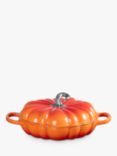 Le Creuset Cast Iron Pumpkin Shallow Casserole, 28cm, Volcanic