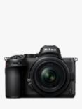 Nikon Z5 Compact System Camera, 4K UHD, 24.3MP, Wi-Fi, Bluetooth, OLED EVF, 3.2” Tiltable Touch Screen, Body Only, Black