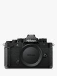 Nikon Z f Compact System Camera, 4K UHD, 24.5MP, Wi-Fi, Bluetooth, OLED EVF, 3.2" Vari-Angle Touch Screen, Body Only, Black