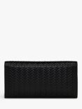 Radley Westwell Lane Leather Weave Large Flapover Purse, Black