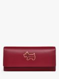 Radley Heritage Dog Outline Leather Purse, Cranberry