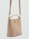 Mango Mike Small Crossbody Bag, Beige