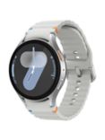 Samsung Galaxy Watch7, Bluetooth, 44mm, Galaxy AI, Aluminium with Silicone Strap, Silver