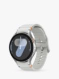 Samsung Galaxy Watch7, Bluetooth, 44mm, Galaxy AI, Aluminium with Silicone Strap, Silver