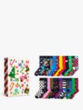 Happy Socks Sock Advent Calendar Gift Set, Pack of 24, Multi, One Size