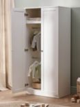 Silver Cross Bromley Double Wardrobe, White