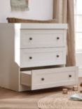 Silver Cross Bromley Changing Table Dresser, White