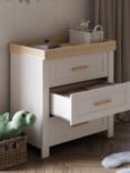 Silver Cross Seville 3 Draw Dresser, White/Oak