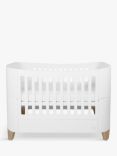 Gaia Baby Serena Complete Sleep Cotbed and Toddler Bed, White/Natural