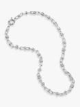 Daisy London Knot Chain Necklace, Silver