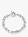 Daisy London Knot Chain Bracelet, Silver