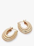 Daisy London Polly Mini Ridge Hoop Earrings