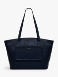 Radley Sycamore Grove Medium Ziptop Leather Tote Bag, Ink