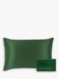 Slip® Pure Silk Zippered Pillowcase, Moss Green