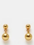 HUSH Serina Ball Drop Stud Earrings, Gold