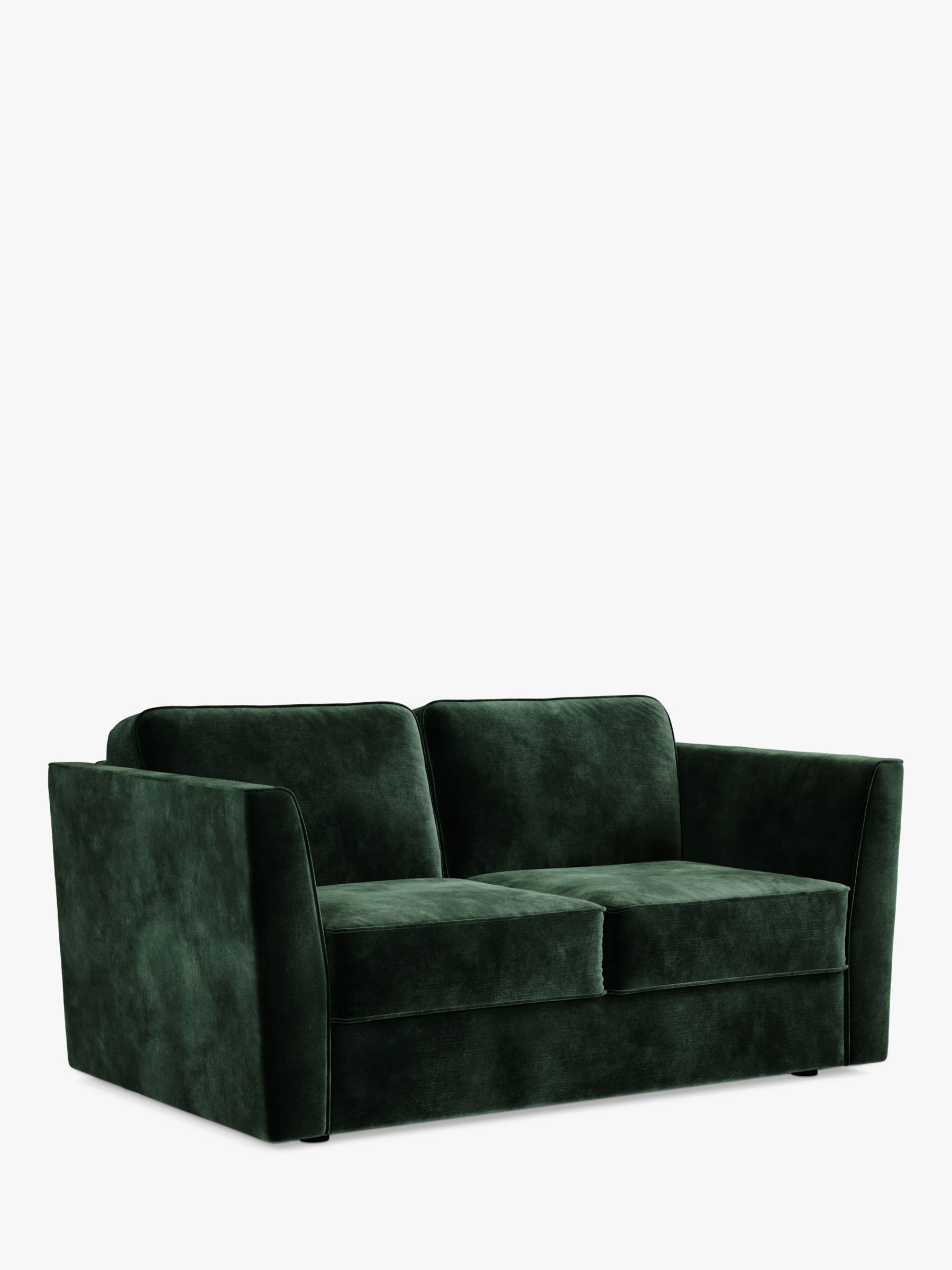 Elegance Range, JAY-BE Elegance Snuggler eSprung Mattress 2 Seater Sofa Bed, Luxe Velvet Bottle Green