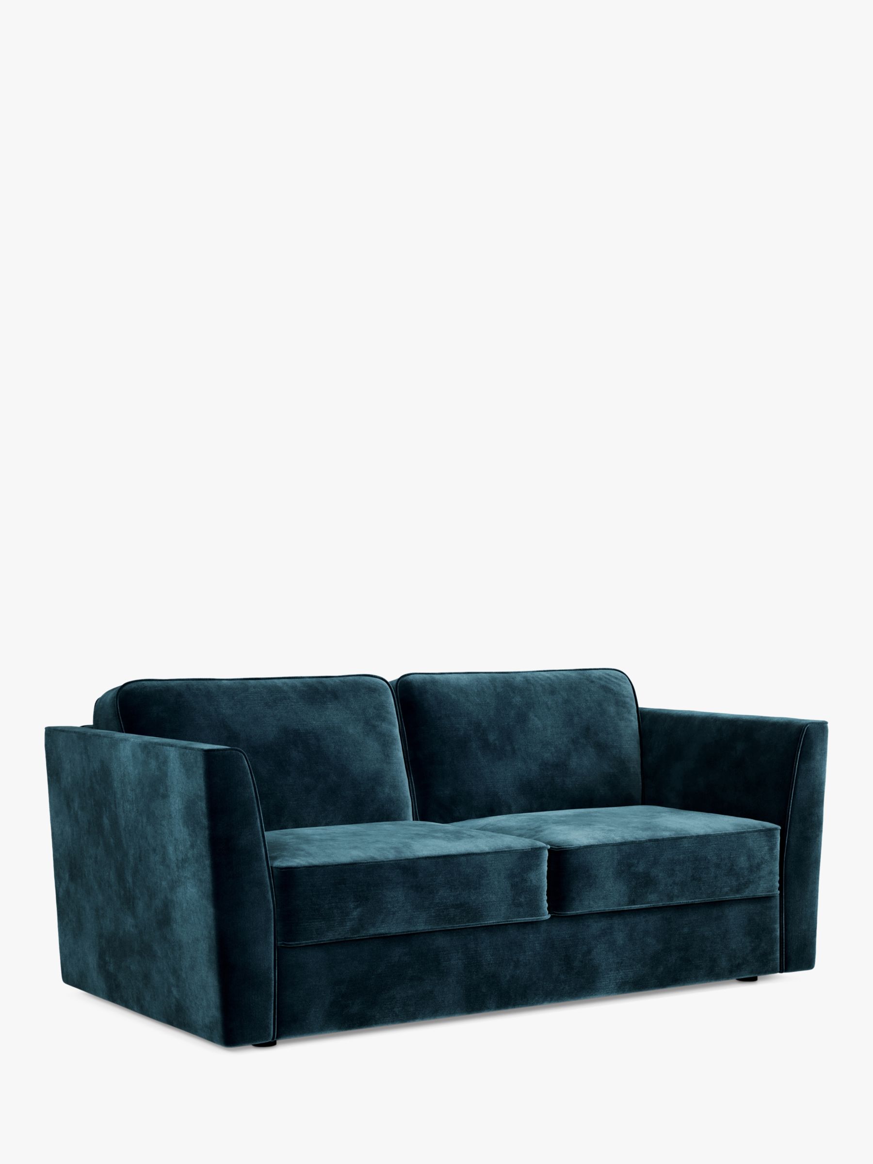 Elegance Range, JAY-BE Elegance 3 Seater Sofa Bed, Luxe Velvet Airforce