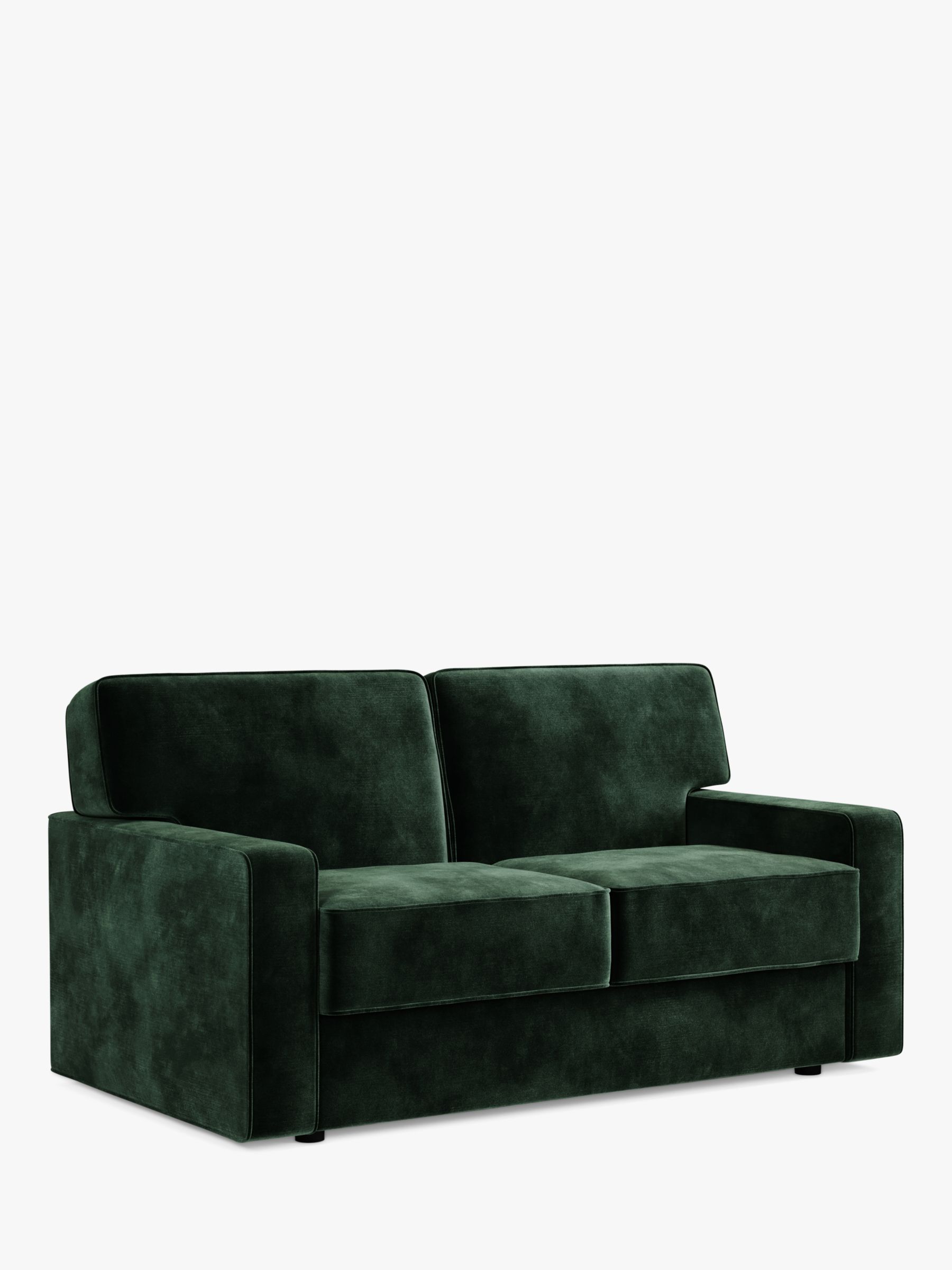 Linea Range, JAY-BE Linea Snuggler eSprung Mattress 2 Seater Sofa Bed,  Luxe Velvet Bottle Green