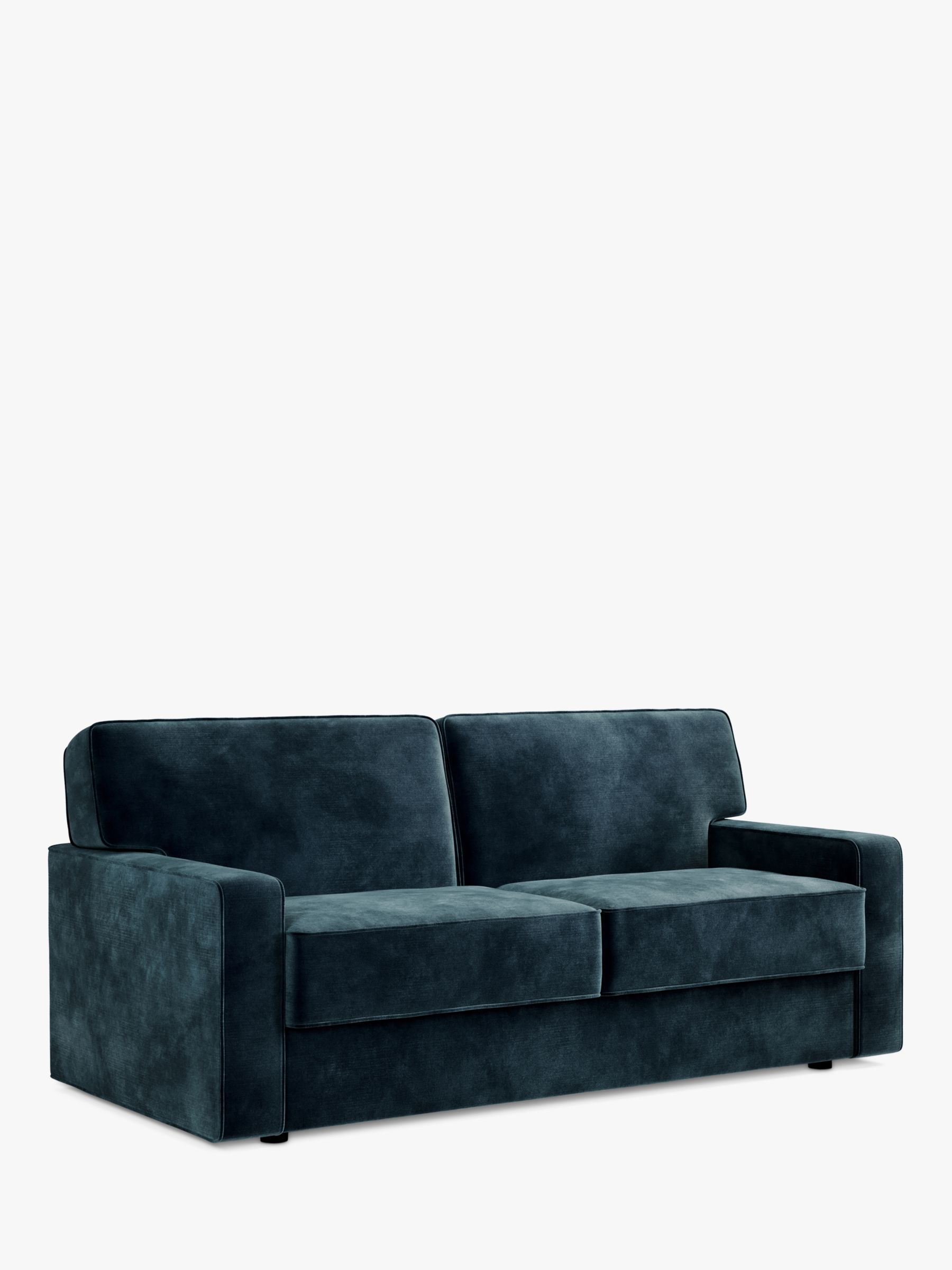 Linea Range, JAY-BE Linea 3 Seater Sofa Bed, Luxe Velvet Airforce