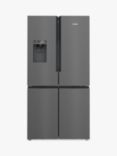 Siemens IQ700 KF96DPXEA Freestanding 70/30 French Fridge Freezer, Black