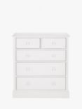 Laura Ashley Ashwell 5 Drawer Chest, Cotton White