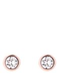 Ted Baker Sinaa Crystal Stud Earrings, Rose Gold