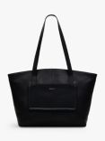 Radley Sycamore Grove Medium Ziptop Leather Tote Bag, Black