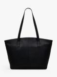 Radley Sycamore Grove Medium Ziptop Leather Tote Bag, Black