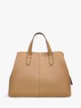 Radley Piccardy Hill 2.0 Leather Grab Bag, Dark Butter