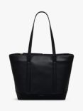 Radley Suffolk Road Leather Medium Zip-Top Grab Bag, Black