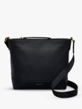 Radley Suffolk Road Leather Medium Zip-Top Crossbody Bag, Black