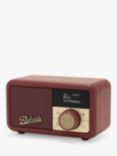 Roberts Revival Petite 2 DAB/DAB+/FM Bluetooth Portable Digital Radio with Alarm, Deep Red