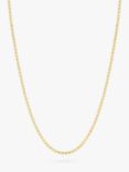 LARNAUTI Beaded Chain Necklace, Yellow Gold