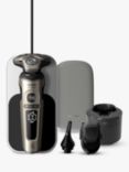 Philips Wet & Dry Electric Shaver Series 9000 Prestige SP9883/35 Men's Shaver with Pop-up Trimmer, Travel Case & Wireless Qi Charging Pad, Champagne Gold