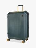 Rock Aria 8-Wheel Hard Shell Suitcase, Set of 3, Green/Gold